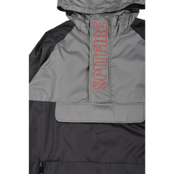 Spitfire Hombre Anorak Jacket (Black/Grey) - Picture 4 of 7